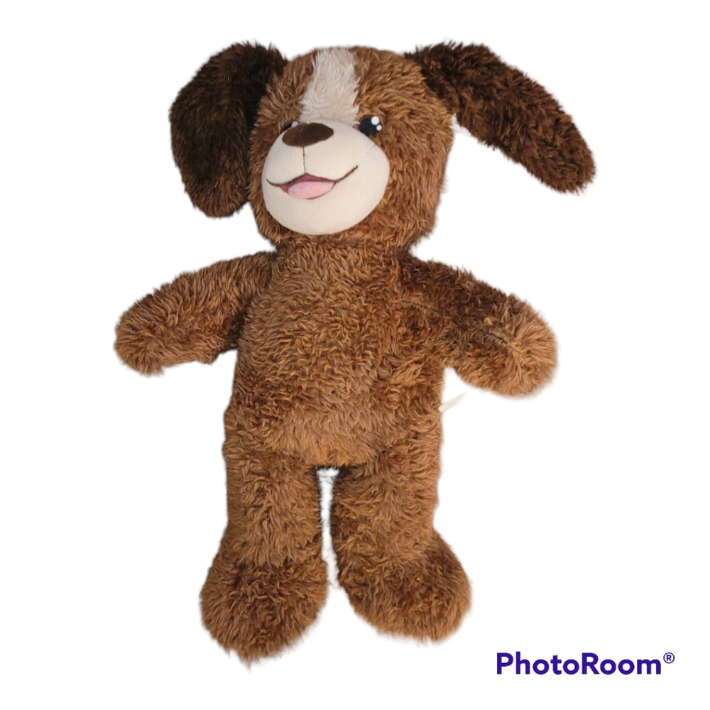 Build-A-Bear Workshop Playful Pup with Tag Plush Dog Appx 18"  BABW